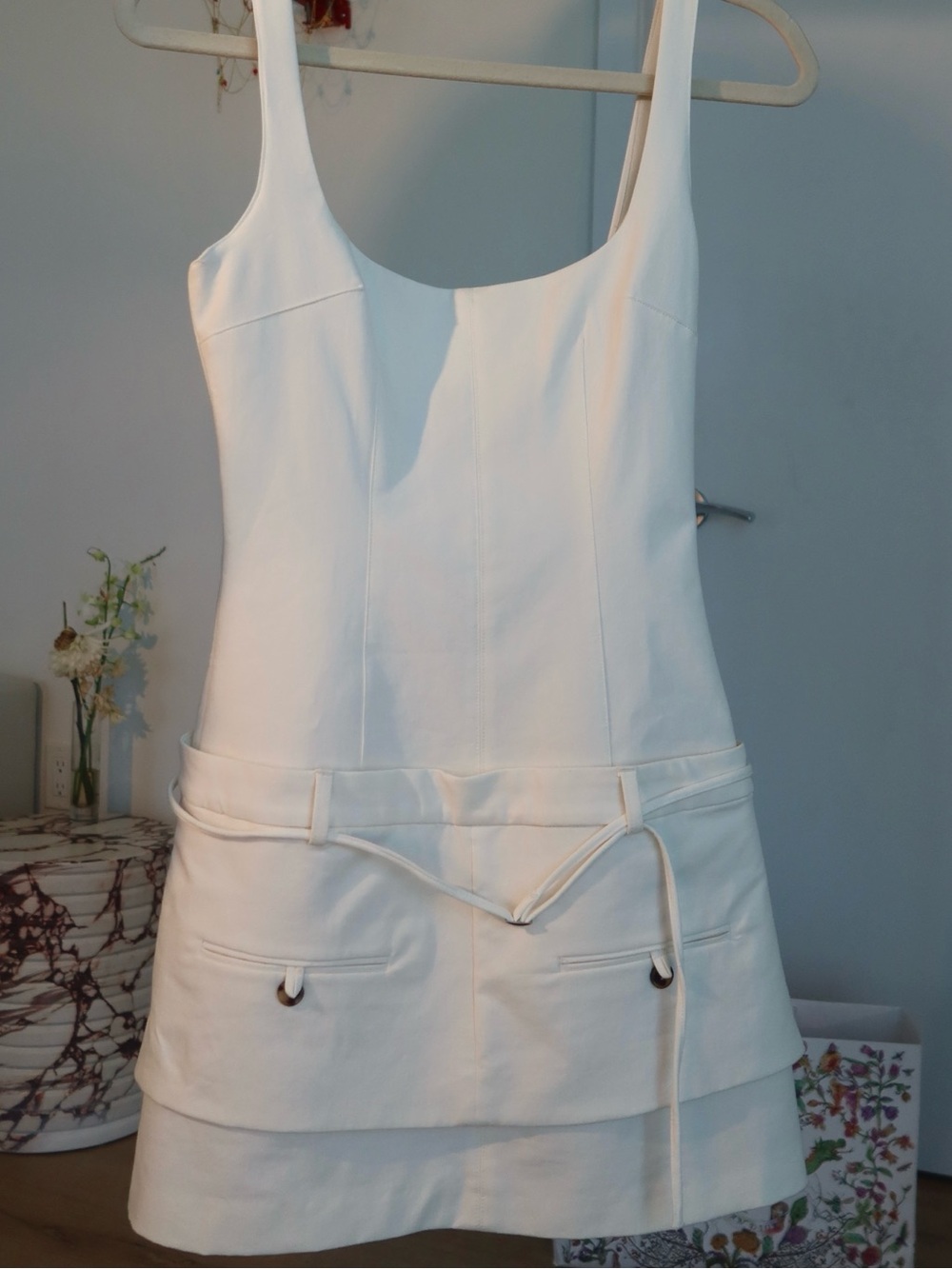 🕊️ Zara White Mini Dress 🕊️ XS - Picture 6 of 9